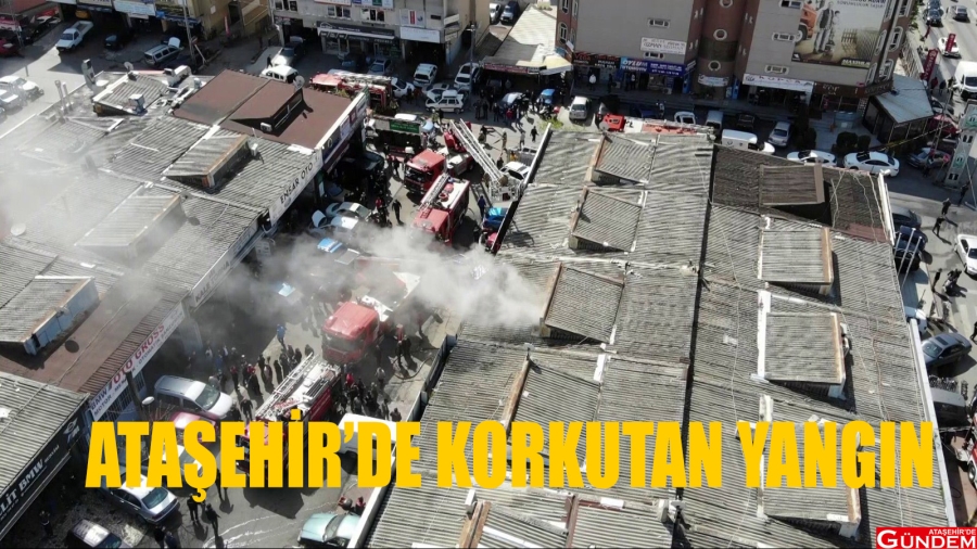 ATAŞEHİR'DE KORKUTAN YANGIN  ATAŞEHİR’DE KORKUTAN YANGIN ATAŞEHİRDE GÜNDEM 1